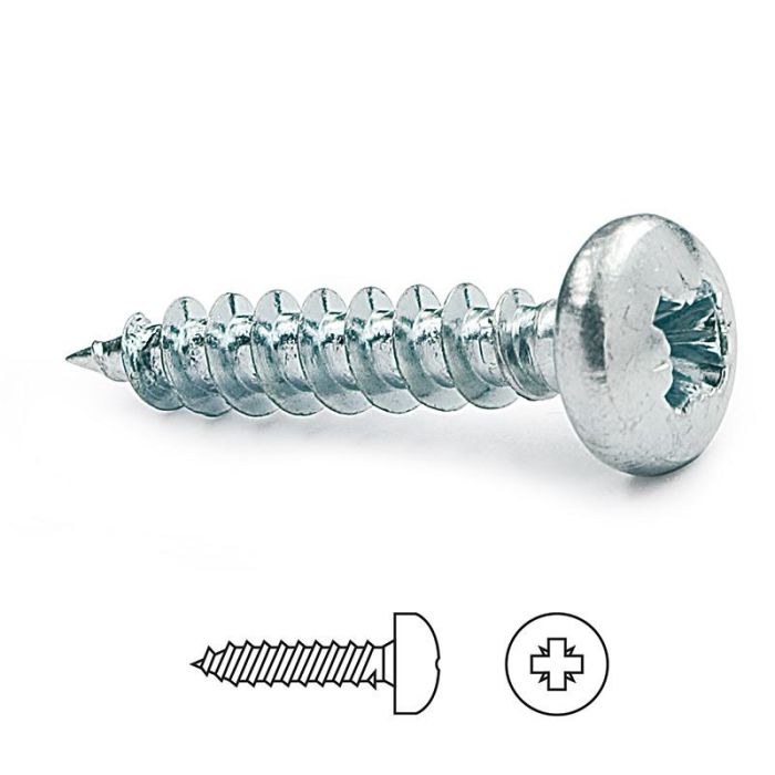 Ucafix Tornillo Rosca Madera Cabeza Redonda Pozidriv 4mm x 45mm (Set de 1000 Unidades) 0 Ucafix Tornillo Rosca Madera Cabeza Redonda Pozidriv 4mm x 45mm (Set de 1000 Unidades) 0