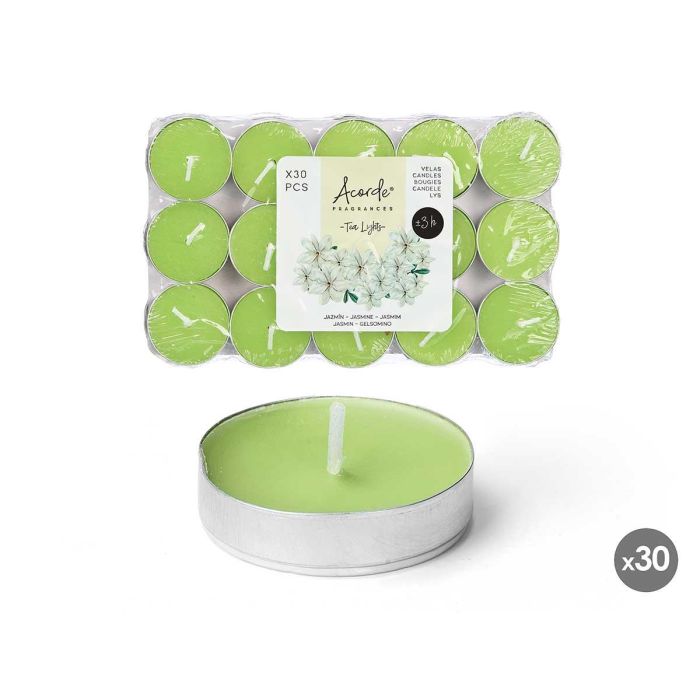 Set 30 Tea Light Jazmin 3H Acorde 19x2x11cm (24 Unidades) 0 Set 30 Tea Light Jazmin 3H Acorde 19x2x11cm (24 Unidades) 0