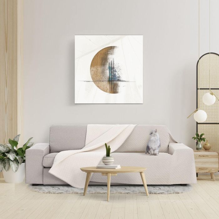 Cubre sofá Eysa SILVER Marrón claro 400 x 270 cm Reversible 4