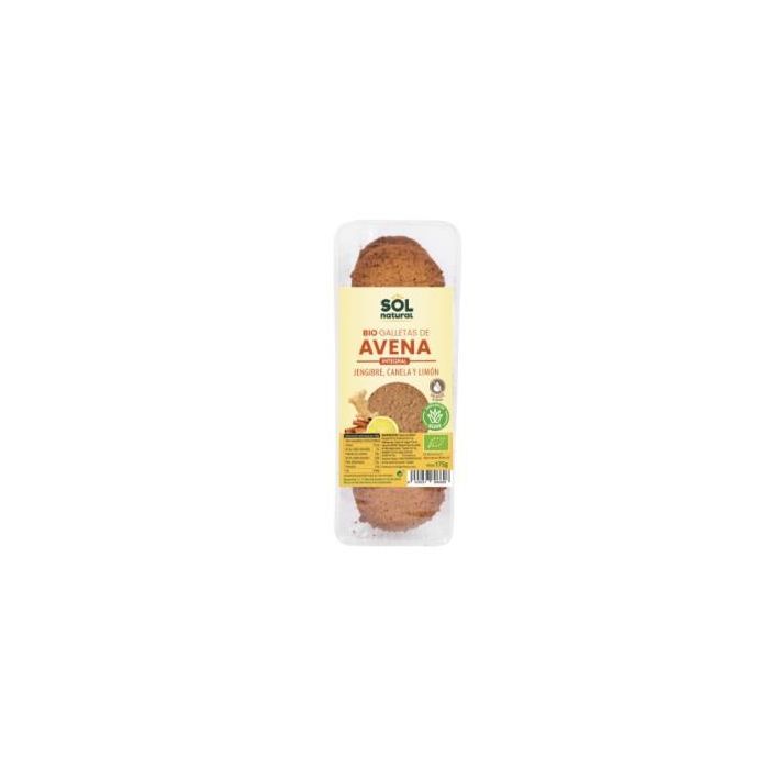 Galletas De Avena Jengibre Canela Limon 175Gr. Bio Galletas De Avena Jengibre Canela Limon 175Gr. Bio