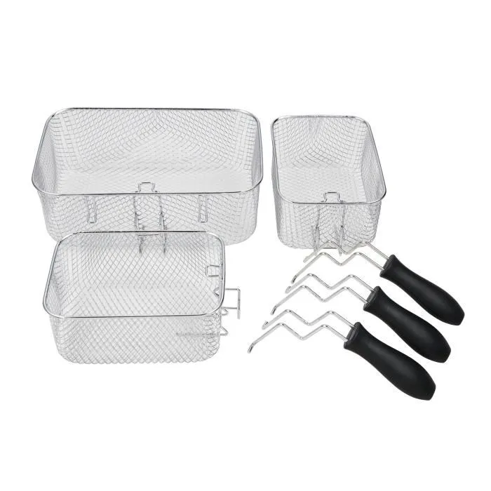 Continental Edison Freidora CEFR5IN3P 5 L 3 cestas