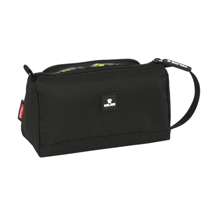 Estuche Escolar Kelme Jungle Negro Gris Lima 20 x 11 x 8.5 cm 1