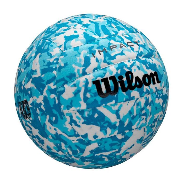 Balón de Voley Playa Wilson Impact Gen Green Vb Azul Blanco (Talla 5) 1