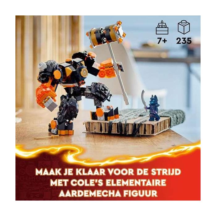 Juego de construccion meca elemental de la tierra de cole lego ninjago 2