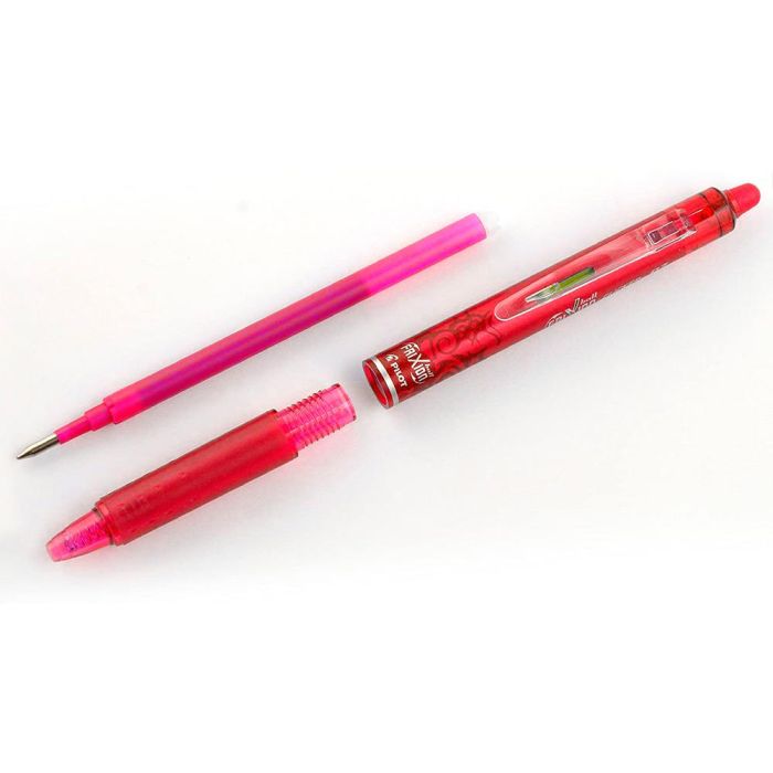 Boligrafo Pilot Frixion Clicker Borrable 0,7 mm Punta Media Rojo En Blister 2