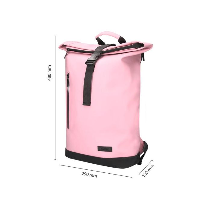 Cartera Antartik Mochila Water Proof Enrollable Diseño Casual Color Rosa 480x130x280 mm 1