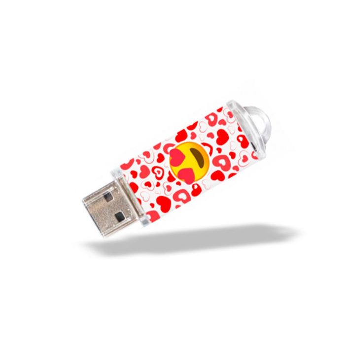 Memoria Usb Tech On Tech Emojitech Heart Eyes 32 grb 1