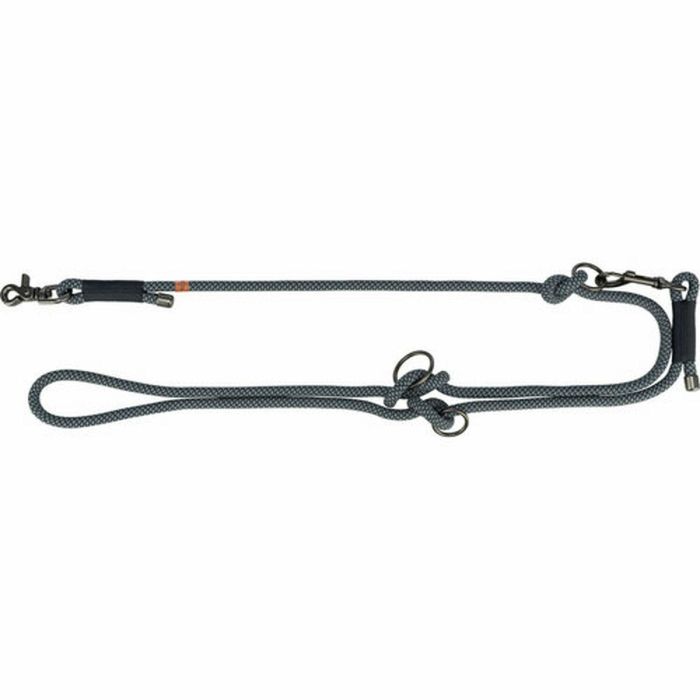 Ramal ajustable para perro Trixie Soft Rope Negro Gris S S/XL 7