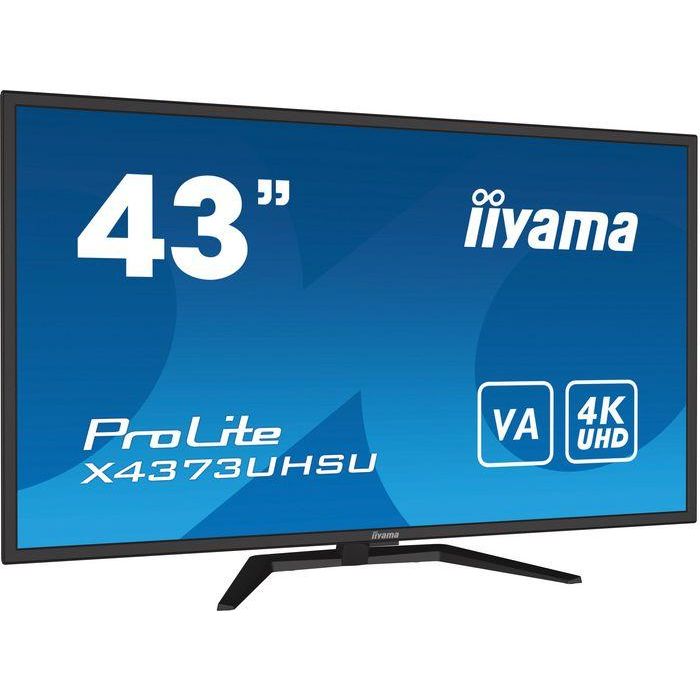 IIYAMA X4373UHSU-B1 Monitor 42.5" 4K UHD VA 3ms con HDMI, DisplayPort y USB ProLite X4373UHSU-B1 Negro 0 IIYAMA X4373UHSU-B1 Monitor 42.5" 4K UHD VA 3ms con HDMI, DisplayPort y USB ProLite X4373UHSU-B1 Negro 0