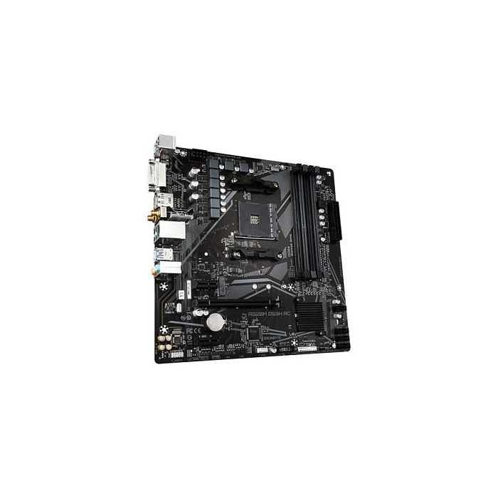Gigabyte Placa Base A520M DS3H AC AMD A520 Socket AM4 DDR4 WiFi 5 mATX 2