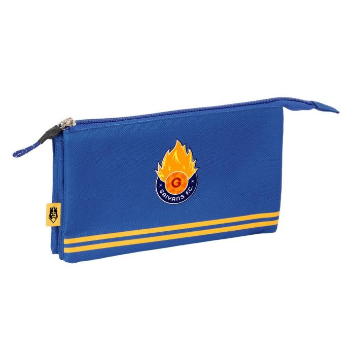 Bolso Escolar Portatodo Safta Triple Kings League Saiyans 120x220x30 mm