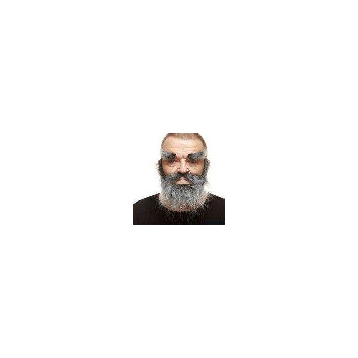 Barba, bigote y cejas adulto talla única 1 Barba, bigote y cejas adulto talla única 1