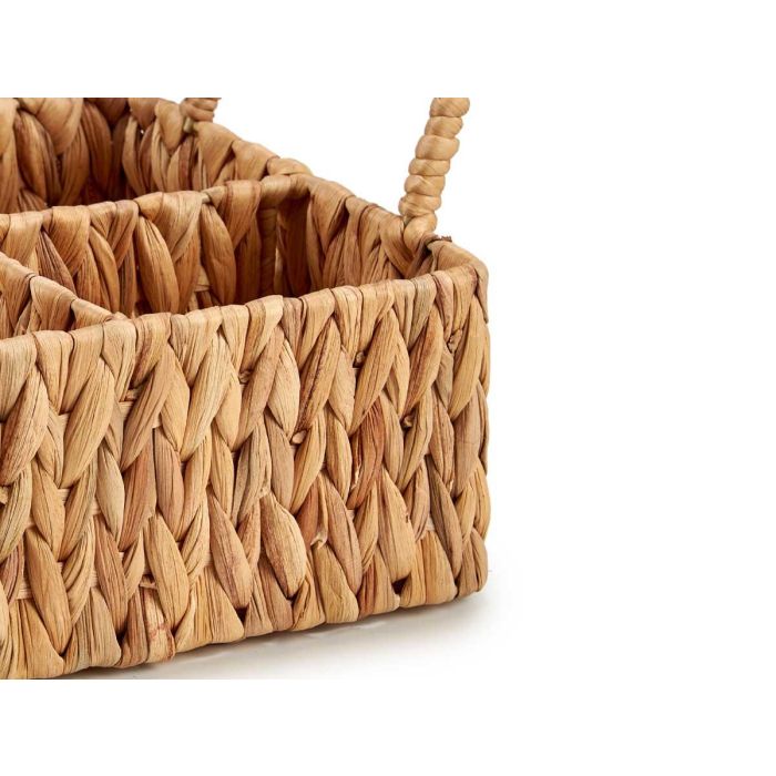 Giftdecor Organizador Rectangular de Paja con 3 Huecos Marrón 30.5x20x16 cm (Set de 12) 3 Giftdecor Organizador Rectangular de Paja con 3 Huecos Marrón 30.5x20x16 cm (Set de 12) 3
