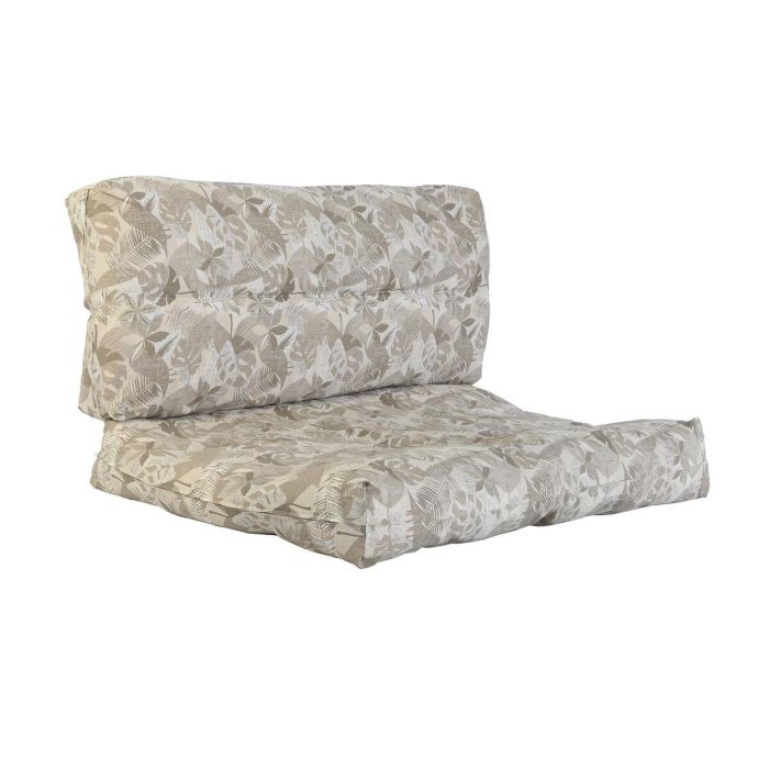 Cojín DKD Home Decor De suelo Gris Marrón claro Aluminio Hoja de planta 120 x 80 x 16 cm 0 Cojín DKD Home Decor De suelo Gris Marrón claro Aluminio Hoja de planta 120 x 80 x 16 cm 0