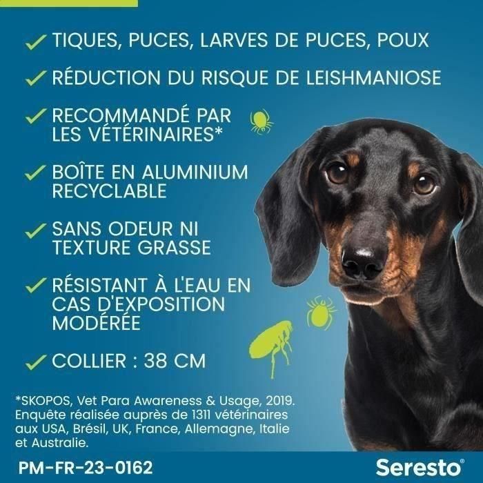 Seresto Collar Antiparasitario Perros Pequeños X2 contra Pulgas y Garrapatas 7-8 Meses de Protección 5 Seresto Collar Antiparasitario Perros Pequeños X2 contra Pulgas y Garrapatas 7-8 Meses de Protección 5