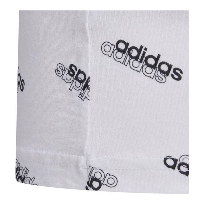 Camiseta de Manga Corta Infantil Adidas Sportswear Blanco 6 Camiseta de Manga Corta Infantil Adidas Sportswear Blanco 6