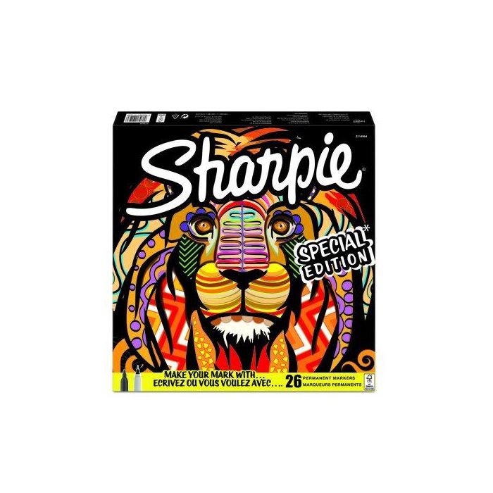 Rotulador Permanente Sharpie Fine&Ultra Big Pack Leon Bolsa De 26