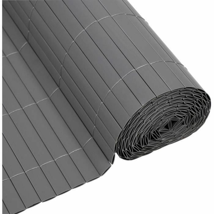 Nature NAT8711338532300 Biombo de caña PVC Doble Cara 1x3m 1600g/m² Opaco 4/5 Anti-UV Gris Claro Nature NAT8711338532300 Biombo de caña PVC Doble Cara 1x3m 1600g/m² Opaco 4/5 Anti-UV Gris Claro