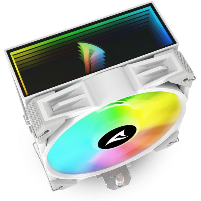 SHARKOON A50 Ventilador CPU RGB Blanco Refrigerador de Aire 12cm 500-1800 RPM 121.55 m³/h para Procesador 12 SHARKOON A50 Ventilador CPU RGB Blanco Refrigerador de Aire 12cm 500-1800 RPM 121.55 m³/h para Procesador 12