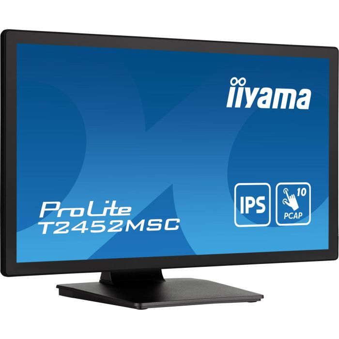 iiyama T2452MSC-B1 Monitor táctil 23.8" (60.5cm) Full HD IPS 14ms con HDMI, DisplayPort, USB-C y Altavoces Negro 11 iiyama T2452MSC-B1 Monitor táctil 23.8" (60.5cm) Full HD IPS 14ms con HDMI, DisplayPort, USB-C y Altavoces Negro 11