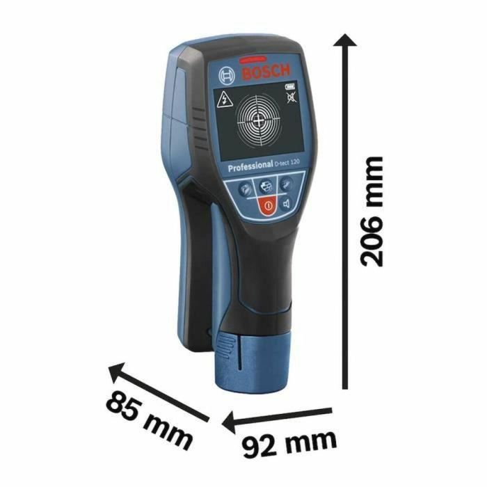 Bosch Professional BOS4059952641508 Detector de Pared D-Tech 120 con Cubierta 2 Bosch Professional BOS4059952641508 Detector de Pared D-Tech 120 con Cubierta 2