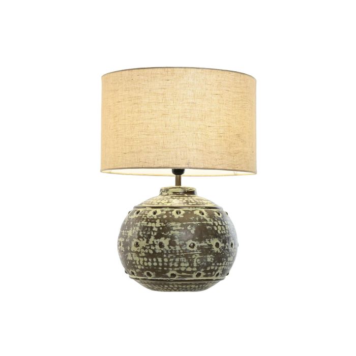 DKD Home Decor Lámpara Sobremesa Cobre Beige 40 x 55 x 40 cm 0 DKD Home Decor Lámpara Sobremesa Cobre Beige 40 x 55 x 40 cm 0
