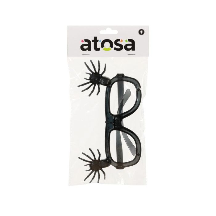 Gafas Negras Con Arañas Y Luz Led Para Halloween 2 Gafas Negras Con Arañas Y Luz Led Para Halloween 2