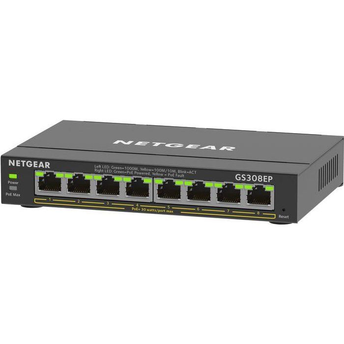 Switch Netgear GS308EP-100PES 1 Switch Netgear GS308EP-100PES 1