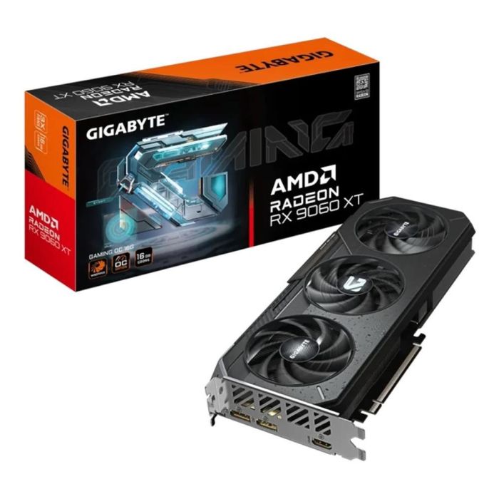 Gigabyte RX 9060 XT GAMING Tarjeta Gráfica 16GB GDDR6 para Gaming y Tareas Exigentes con 2048 Procesadores de Flujo