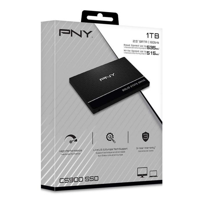 PNY CS900 SSD 1 TB 2.5" Serial ATA III 3D TLC 5