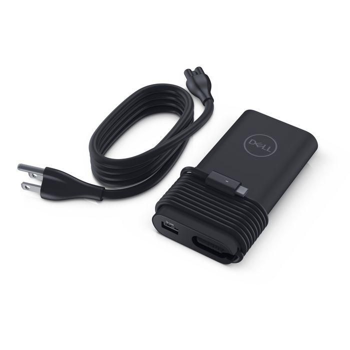 Dell 90W AC, USB-C Cargador para Portátil y Dispositivos Móviles con Carga Simultánea 90W + 10W 1
