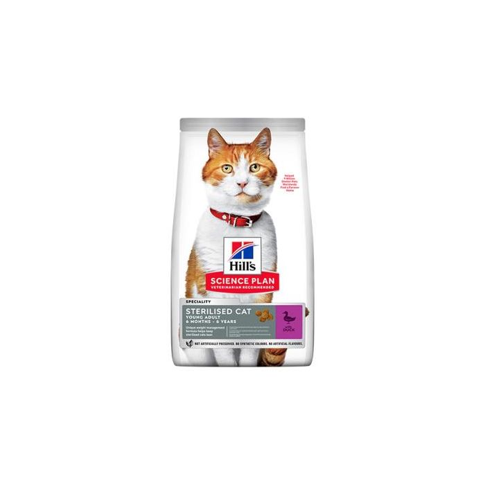 Hill's Feline Sterilized Young Pato 7 kg