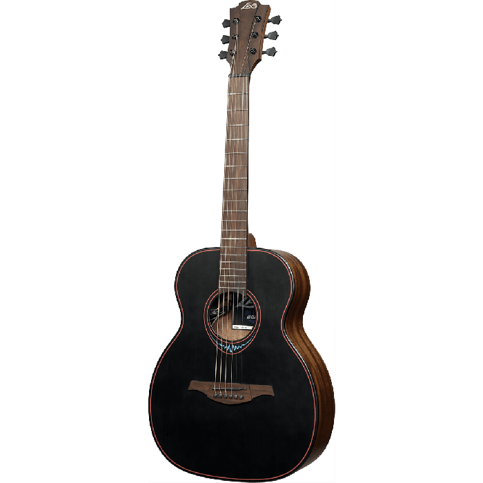 LAG Guitarra Acústica Travel A/E Blue Wave 1 2 LAG Guitarra Acústica Travel A/E Blue Wave 1 2