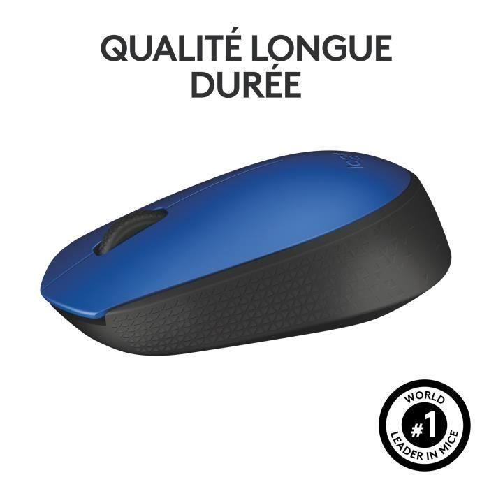 Ratón Inalámbrico Logitech M171/ Hasta 1000 DPI/ Azul 4