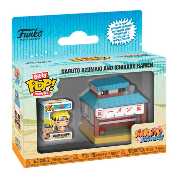 Figura Bitty POP Town Naruto Shippuden Naruto Uzumaki and Ichiraku Ramen 1