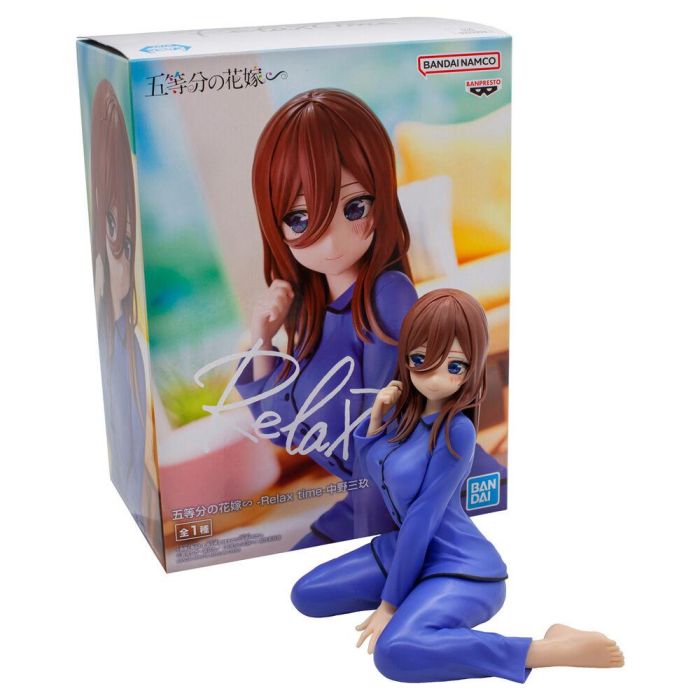 Figura Miku Nakano Relax Time The Quintessential Quintuplets 12cm 5