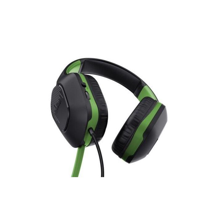 Trust Auriculares Gaming Gxt 415X Zirox Headset C- Microfono Diadema Ajustable Jack 3.5.Mm Verde-Negro 2 Trust Auriculares Gaming Gxt 415X Zirox Headset C- Microfono Diadema Ajustable Jack 3.5.Mm Verde-Negro 2
