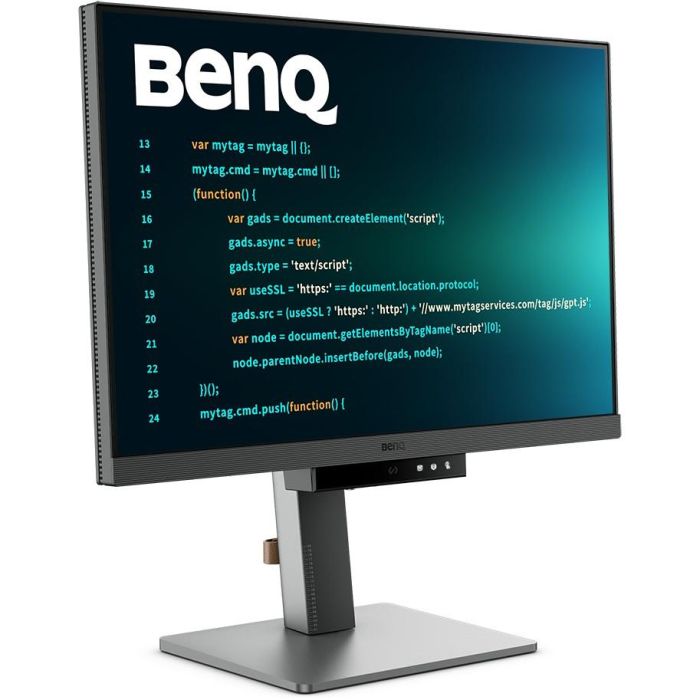 BenQ Monitor para Programación RD240Q 24.1" IPS WQXGA 2560x1600, 95% P3, USB-C PD90W, HDR10, 16:10, Antideslumbramiento, 9H.LLXLA.TBE 6