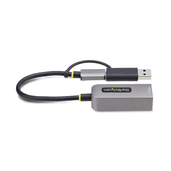 Cable USB Startech U2GA-USB-C-ETHERNET Gris Cable USB Startech U2GA-USB-C-ETHERNET Gris