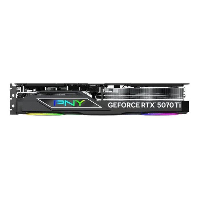 PNY Tarjeta Gráfica GeForce RTX 5070 Ti EPIC-X RGB 16GB GDDR7 256-bit 2295 MHz NVIDIA PCIe 5.0 Triple Ventilador 4
