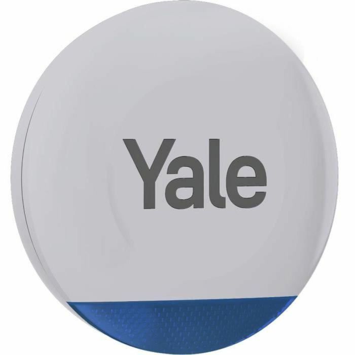 Yale YAL1745589372828 Sirena de exterior para alarma inteligente, 100 dB y luces LED intermitentes - Gris 9