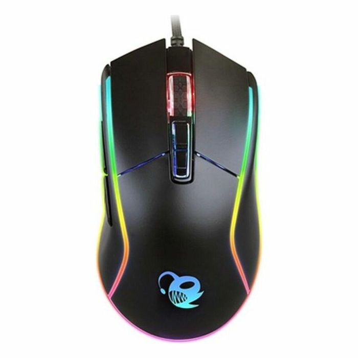 Ratón Gaming con LED CoolBox DeepDarth Negro 6400 dpi Ratón Gaming con LED CoolBox DeepDarth Negro 6400 dpi