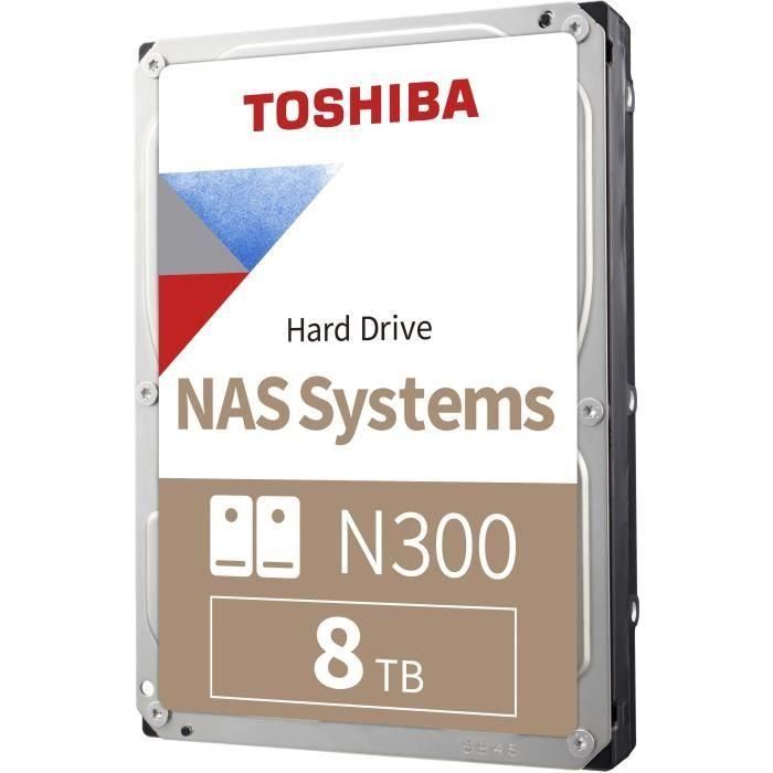 Toshiba N300 HDWG480EZSTA 8TB 7200RPM SATA III Disco Duro Interno