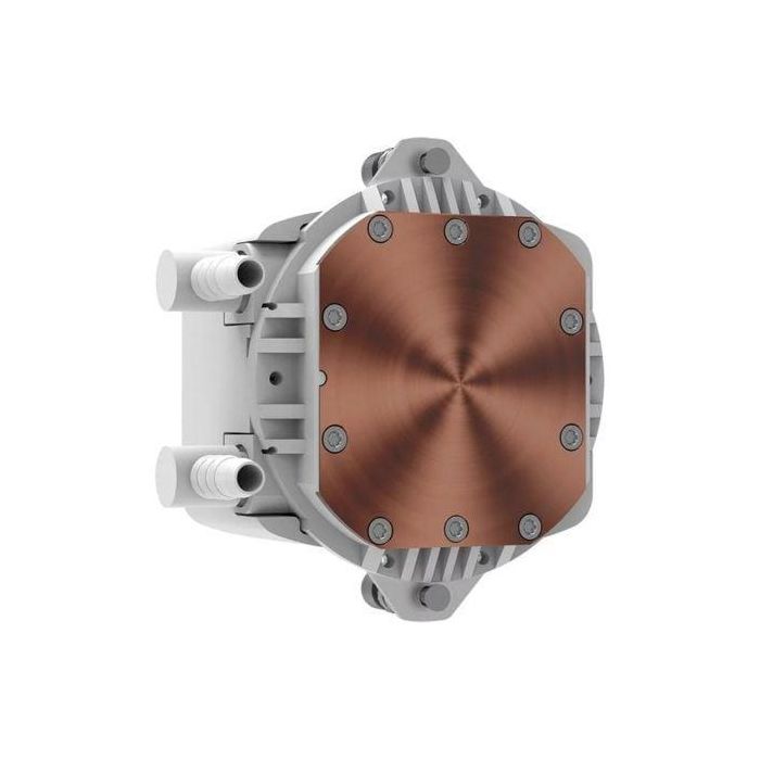Hiditec LDCR10003 Sistema de Refrigeración Líquida LQ240 Blanco con 2 Ventiladores ARGB 120mm PWM, Bomba Aluminio, Intel/AMD TDP 265W 3