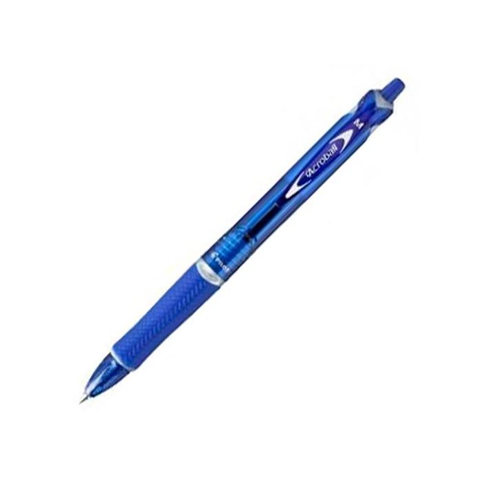 Pilot Bolígrafo Acroball Punta Media Retráctil Azul (10 Unidades) Tinta Avanzada de Aceite Super Deslizante para Escritura Confortable (10 Unidades)