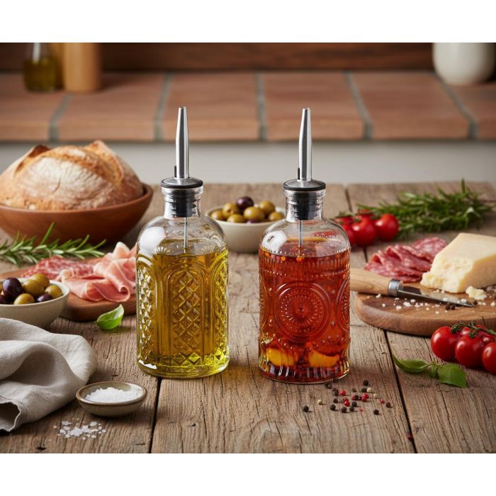 2-Sur La Mediterran Aceitera de Vidrio con Tapón 220 ml, 6.3x6.3x18 cm 2 2-Sur La Mediterran Aceitera de Vidrio con Tapón 220 ml, 6.3x6.3x18 cm 2