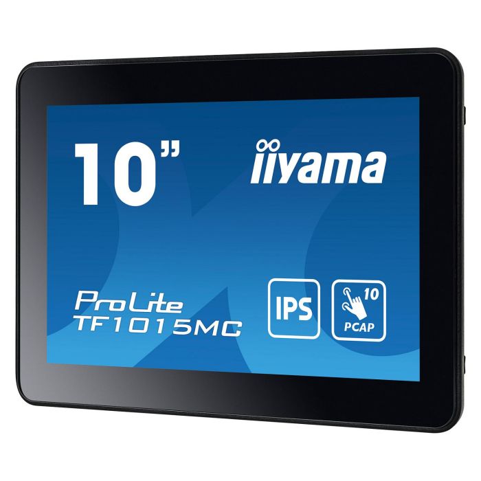 Iiyama TF1015MC-B3 Monitor táctil IPS 25.7cm (10.1") 1280x800 16:10 75Hz 500 nits HDMI+DP+USB Ethernet IP65 Negro