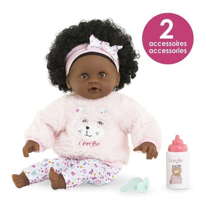 Corolle COR1742580312308 Muñeca Bebé Bébé Calin Caroline 30 cm Cuerpo Blando Accesorios Incluidos 4