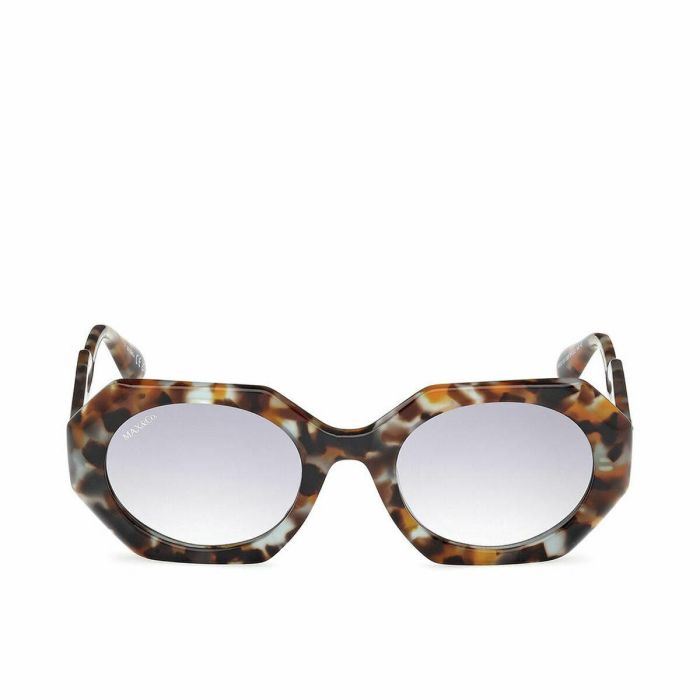 Max & Co MO0115 55B 51 mm Gafas de Sol Mujer, Geométricas de Acetato