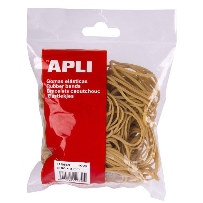 Apli Goma Elástica Marrón Caucho 100x2 mm 100 gr. Apli Goma Elástica Marrón Caucho 100x2 mm 100 gr.